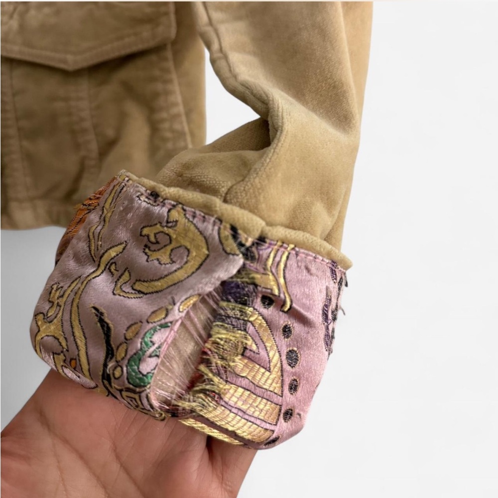 Tan Button Jacket - Picture 5 of 6